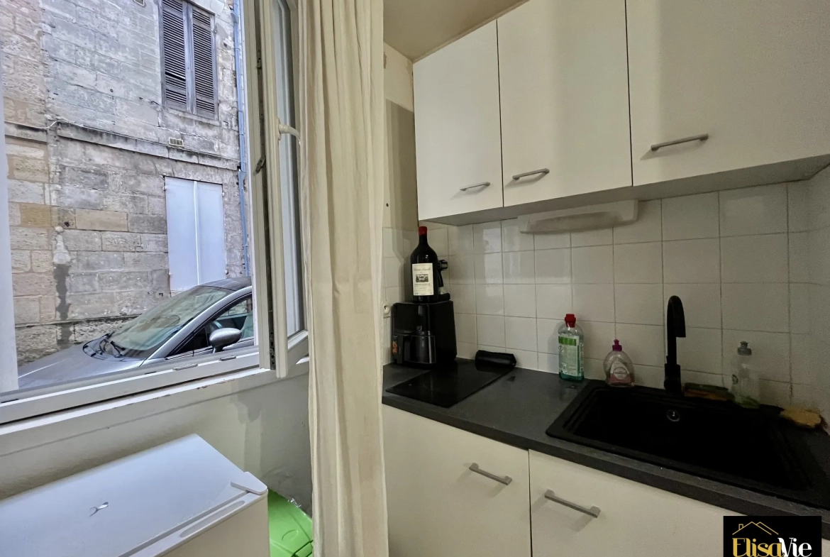 Studio à vendre à Bordeaux Gambetta - 21,18 m², idéal primo-accédant ou investisseur 