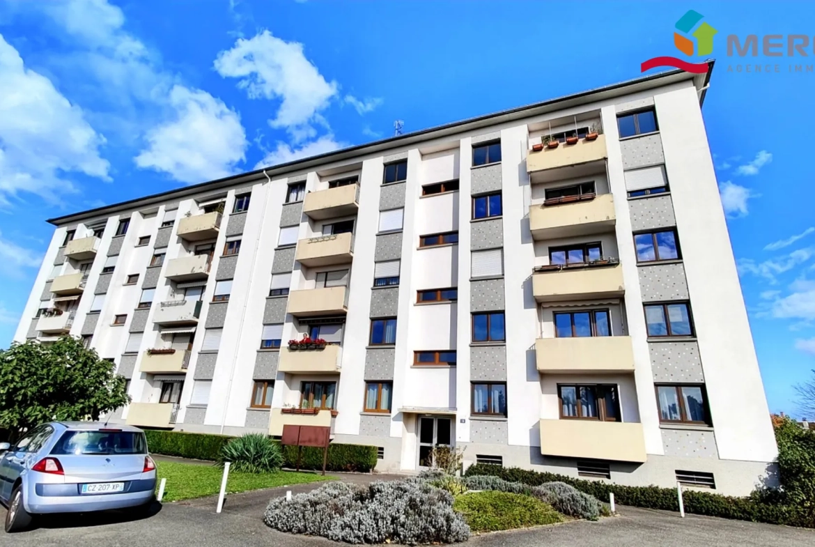 Façade extérieure Appartement à rénover de 95 m² à Ostwald – Opportunité à saisir 