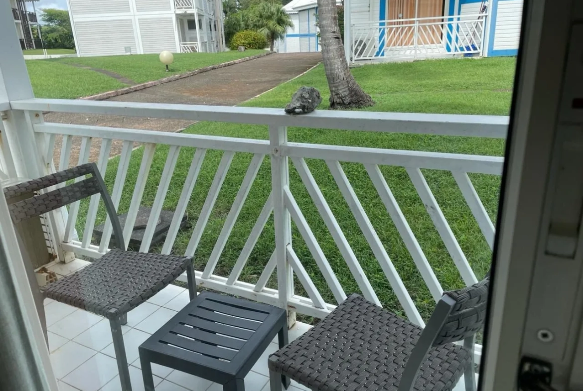 Appartement T1 meublé avec piscine à Saint-François, Guadeloupe 