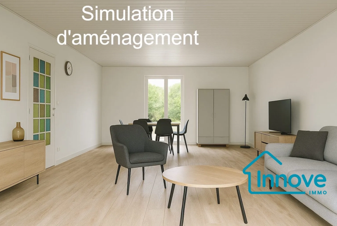 Maison à rénover de 166 m² dans un environnement calme près de Lavit 