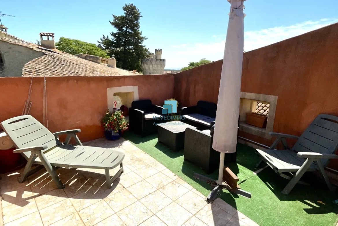 Maison de village lumineuse de 110 m² à Cabrières, proche Nîmes 