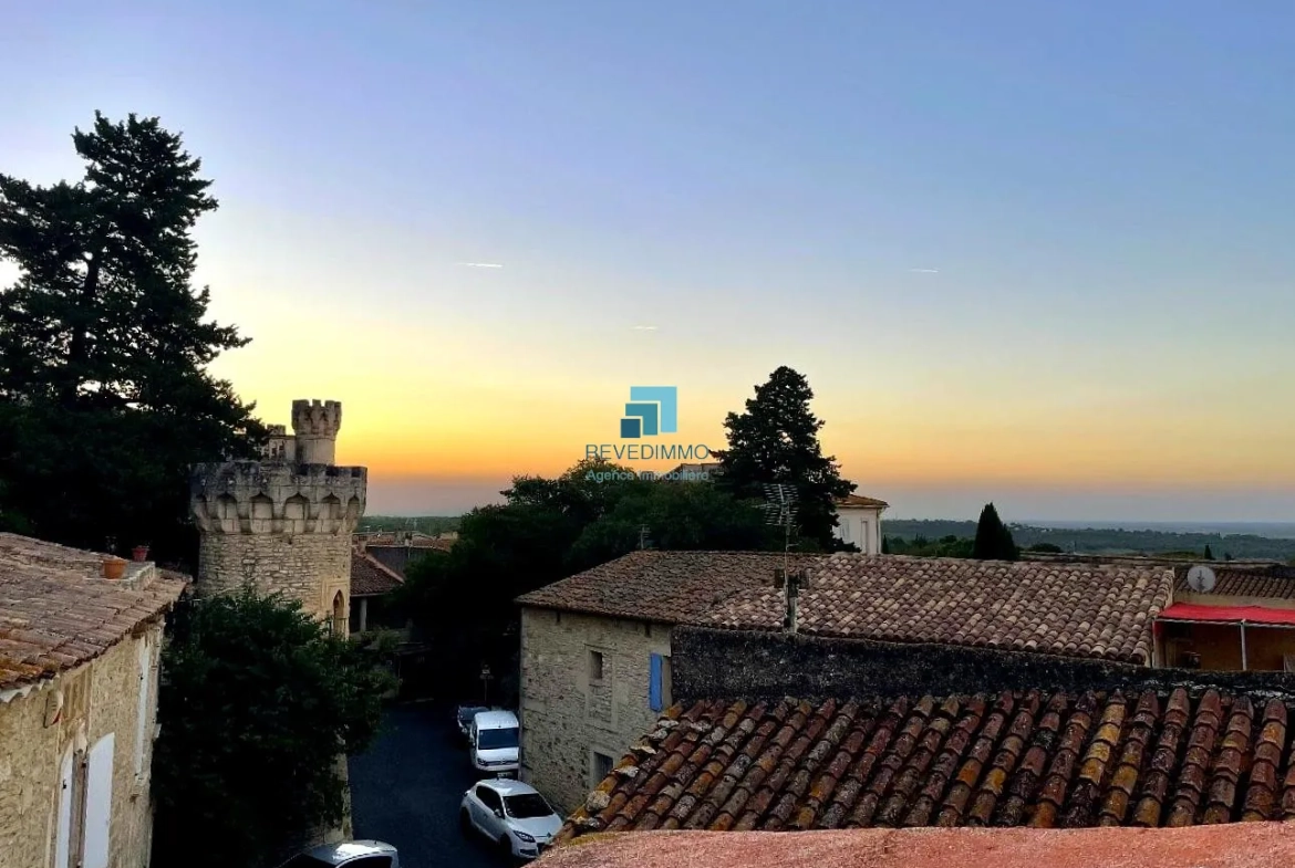Maison de village lumineuse de 110 m² à Cabrières, proche Nîmes 