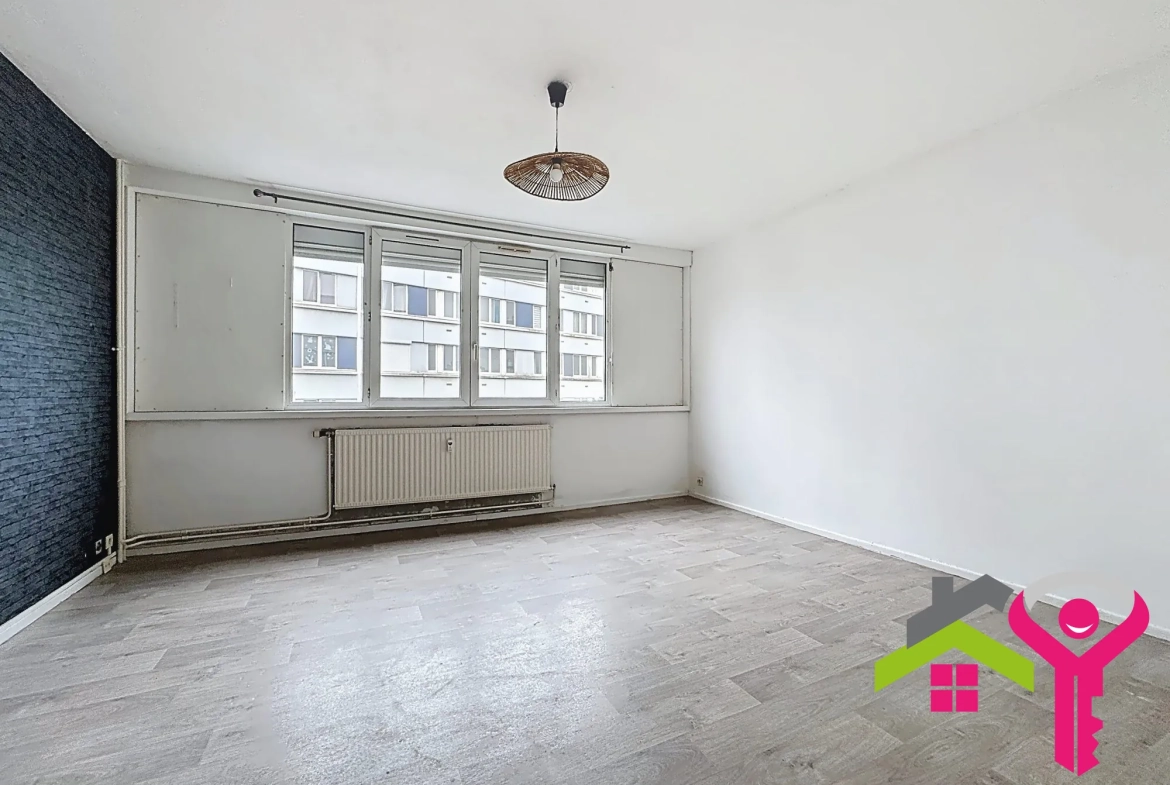 Appartement T3 lumineux avec cave et garage à Raismes - 66,50 m² 