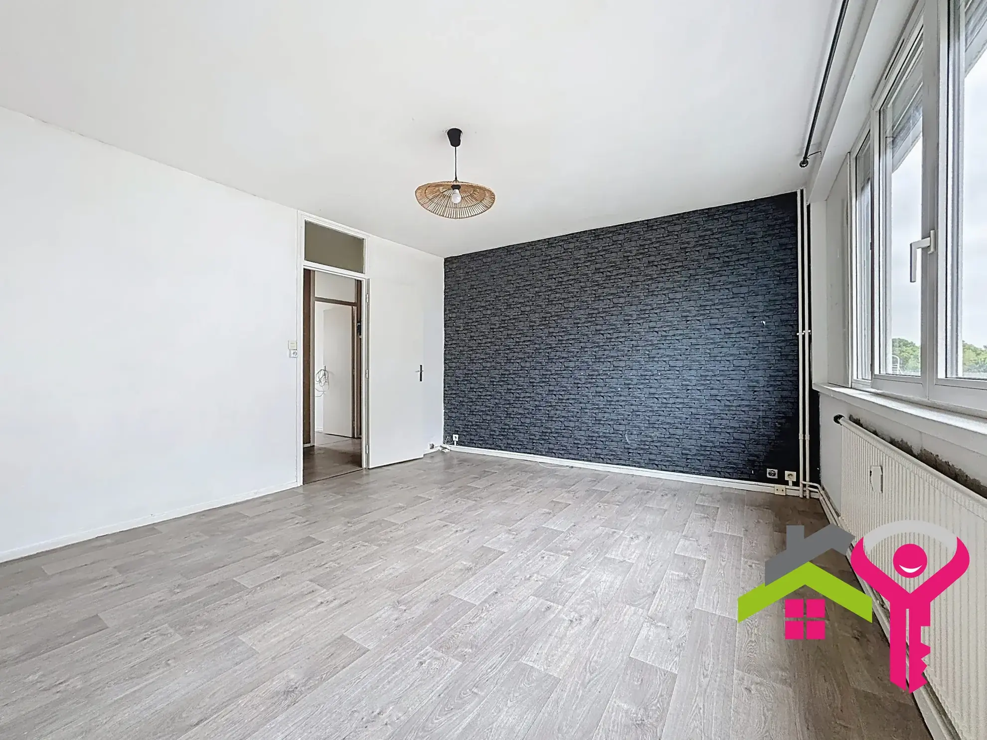 Appartement T3 lumineux avec cave et garage à Raismes - 66,50 m² 