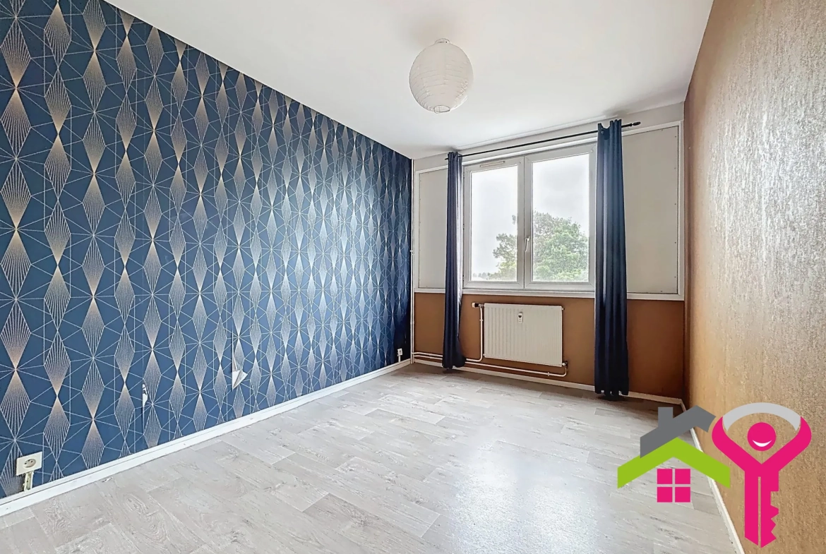 Appartement T3 lumineux avec cave et garage à Raismes - 66,50 m² 