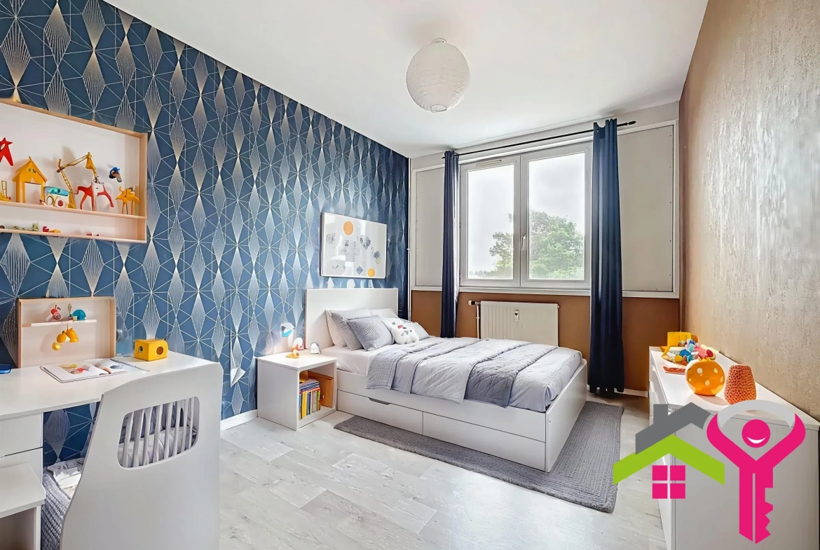 Appartement T3 lumineux avec cave et garage à Raismes - 66,50 m² 