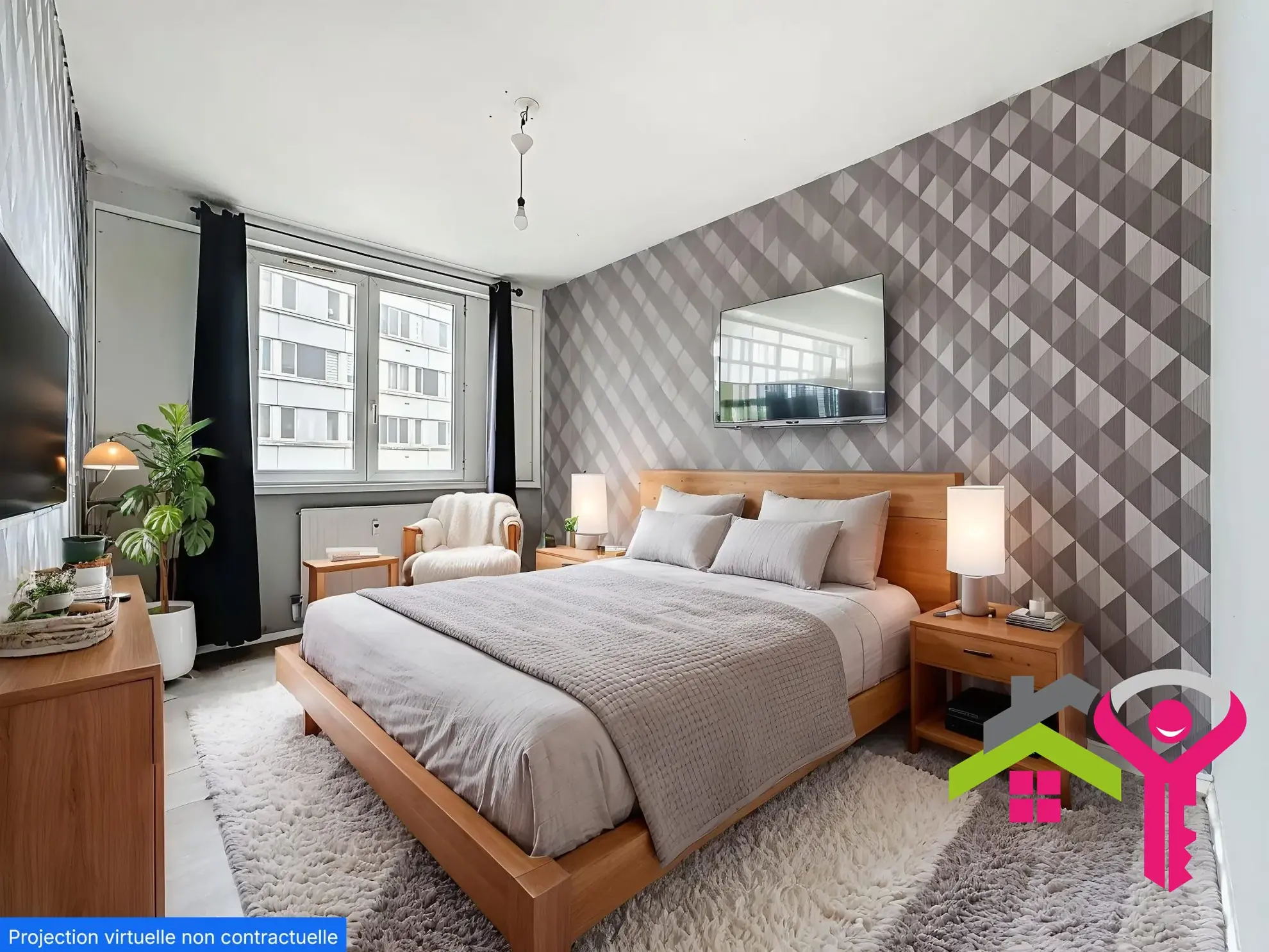 Appartement T3 lumineux avec cave et garage à Raismes - 66,50 m² 