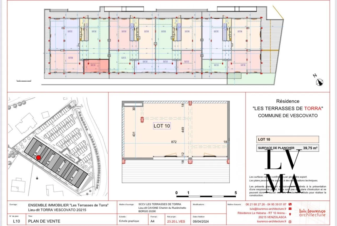 Local commercial de 87,5 m² à Vescovato dans résidence neuve - Opportunité d'affaires 