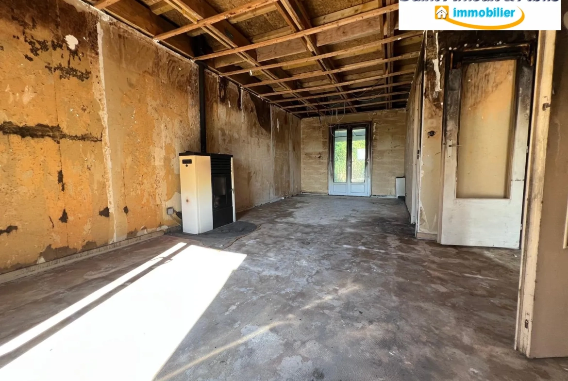 Maison à rénover avec grand terrain à Boinville-le-Gaillard 78660 