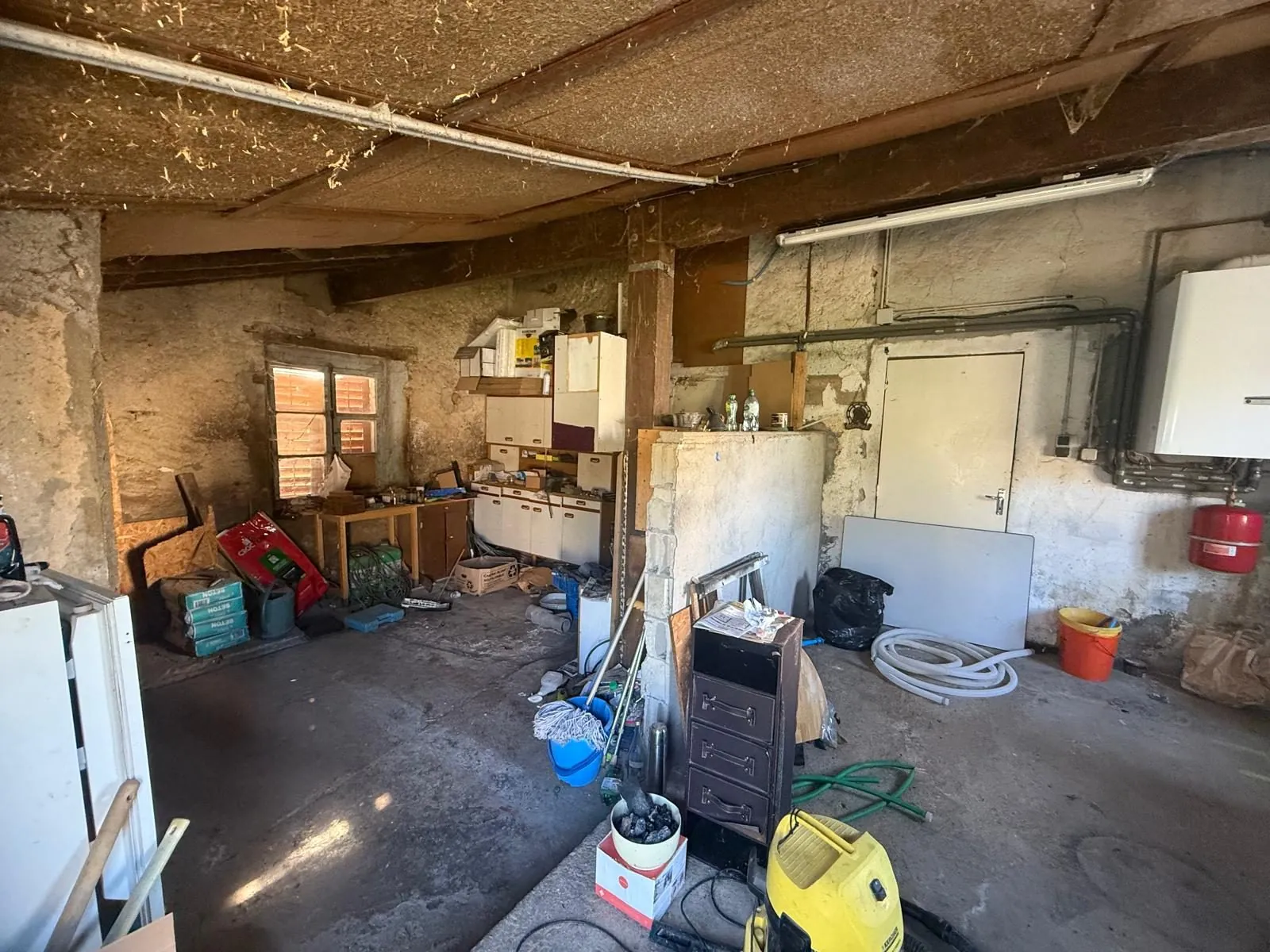 Maison mitoyenne à vendre à Bavans – 111 m², 2 appartements, terrain 12 ares 