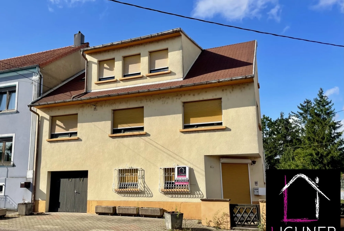 Maison mitoyenne à Grosbliederstroff de 100 m² avec garage et 2 chambres 