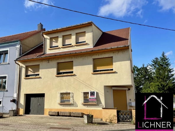 Maison mitoyenne à Grosbliederstroff de 100 m² avec garage et 2 chambres