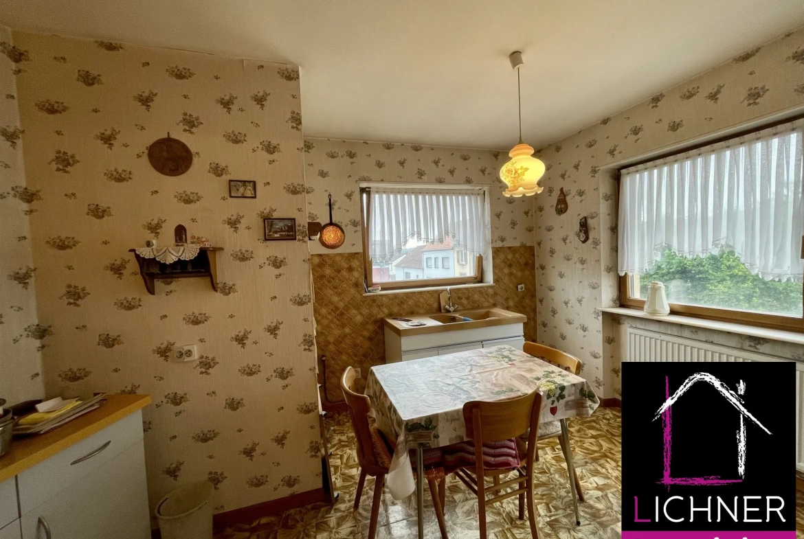 Maison mitoyenne à Grosbliederstroff de 100 m² avec garage et 2 chambres 