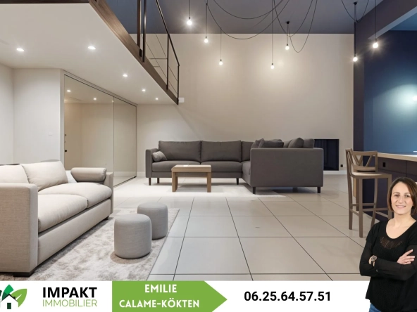 Loft avec entrée indépendante au cœur de Belfort, idéal pour résidence ou activité