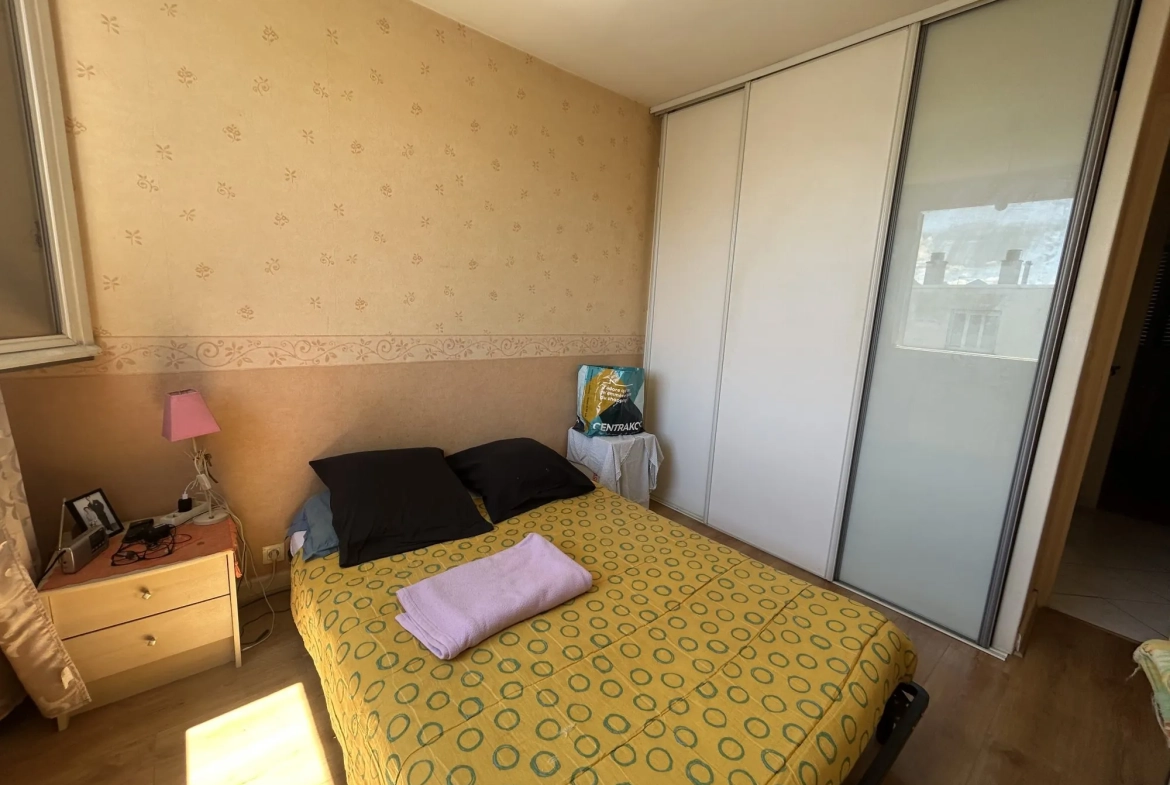 Appartement T3 à vendre à Grenoble - Dernier étage avec balcon et cave 