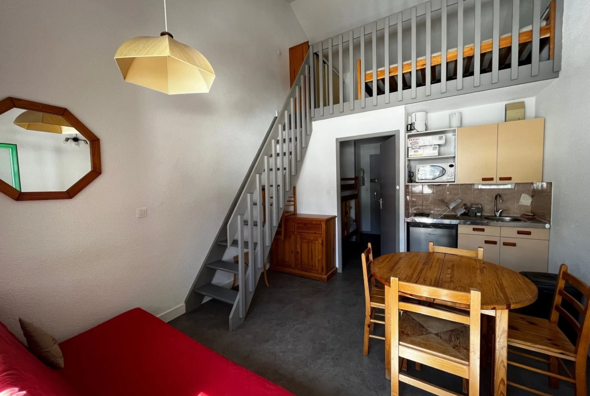 Appartement duplex meublé avec balcon au Col de Rousset 