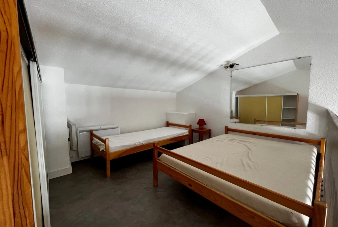 mezzanine Appartement duplex meublé avec balcon au Col de Rousset 