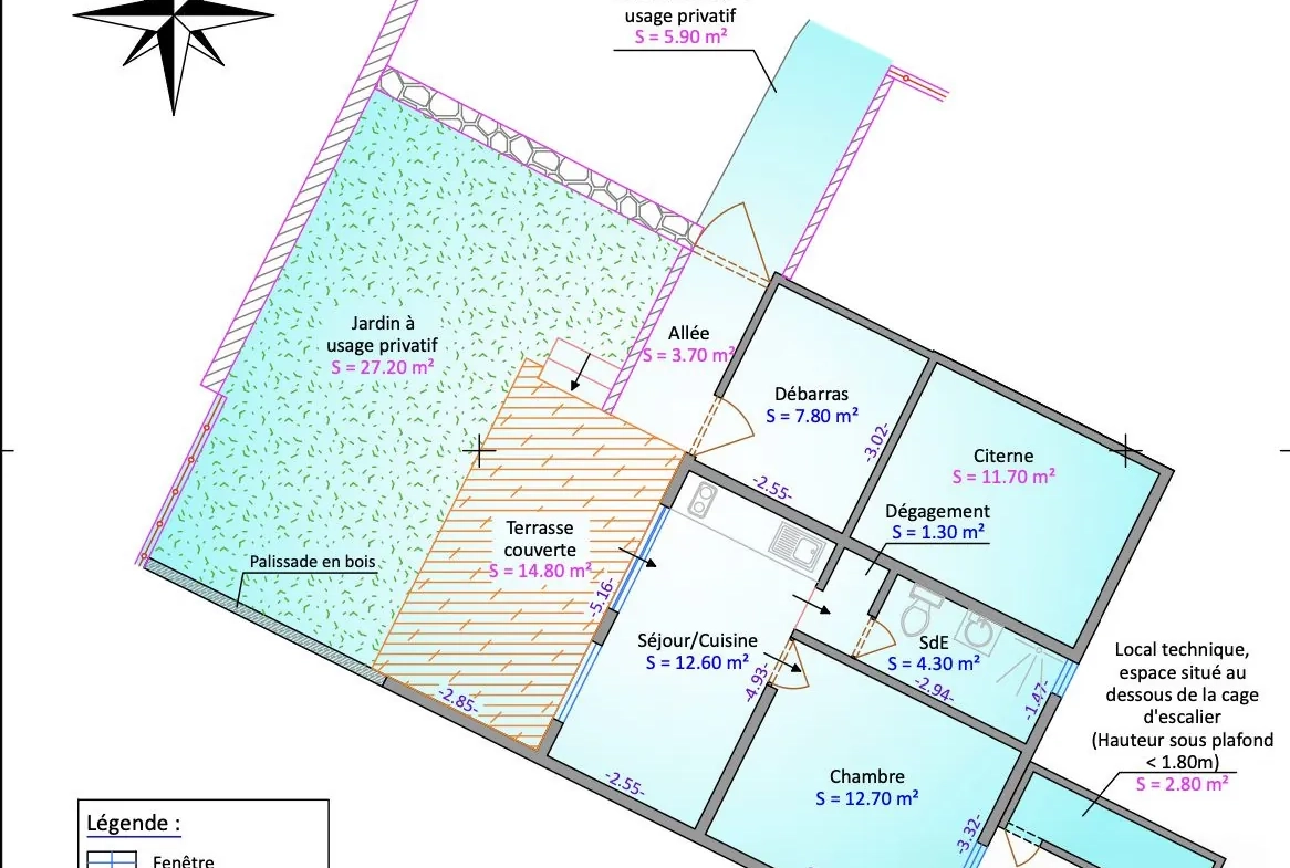 Appartement T2 avec jardin et vue mer à Saint-Martin - Perfect pour investissement ou résidence 