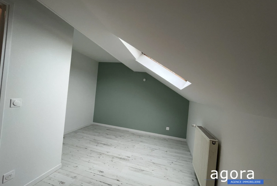 Maison mitoyenne rénovée à Joudreville avec 2 chambres et vue champêtre 