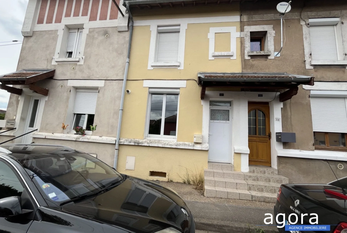 Maison mitoyenne rénovée à Joudreville avec 2 chambres et vue champêtre 