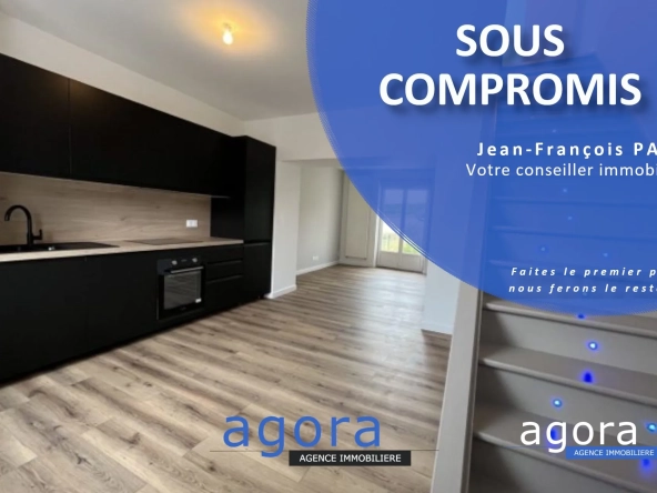 Maison mitoyenne rénovée à Joudreville avec 2 chambres et vue champêtre