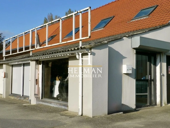 Local commercial rénové de 147 m² à Arques avec atelier et stationnements privés