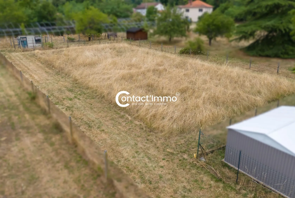 Terrain constructible de 1125 m² à Lezoux – Opportunité à saisir 