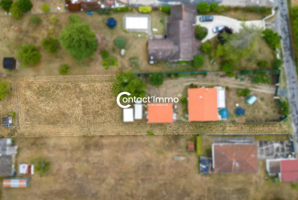 Terrain constructible de 1125 m² à Lezoux – Opportunité à saisir 