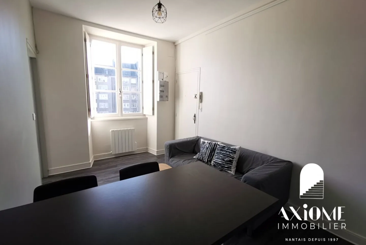 Appartement 2 pièces meublé à Nantes, 26,58 m², centre-ville Graslin 