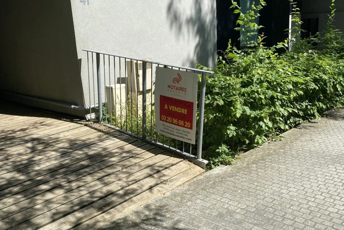 Parking souterrain à vendre à Lille dans résidence récente 