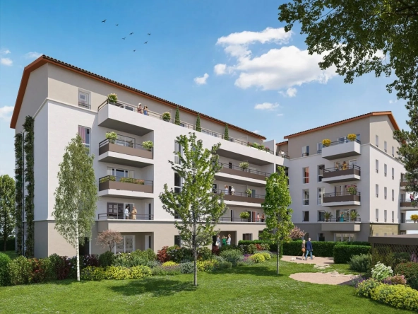 Appartement T2 neuf avec balcon et parking à Bourg-en-Bresse
