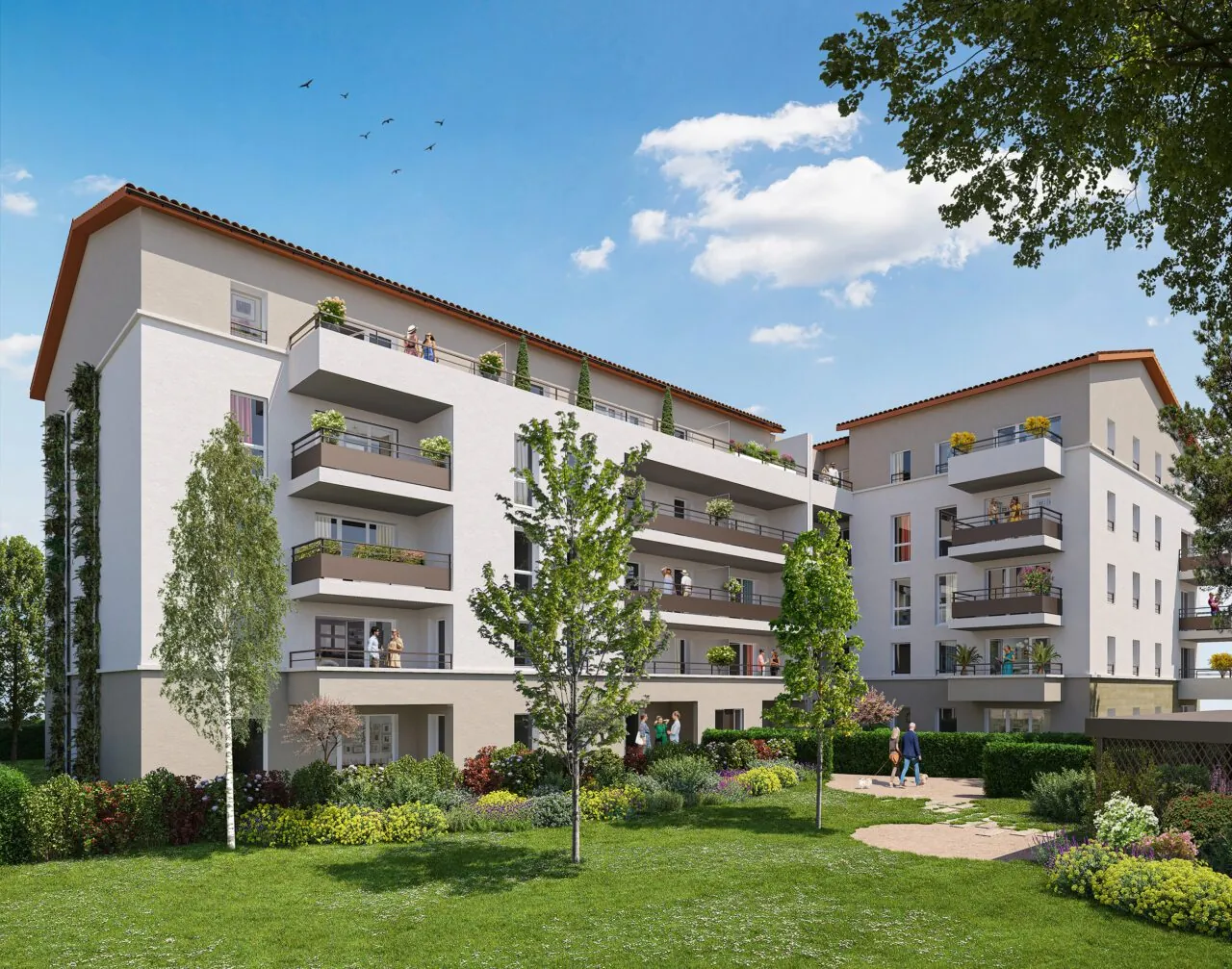 Appartement T2 neuf avec balcon et parking à Bourg-en-Bresse 