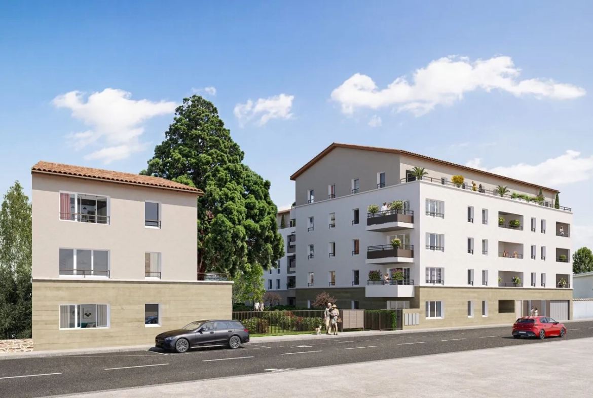 Appartement T2 neuf avec balcon et parking à Bourg-en-Bresse 