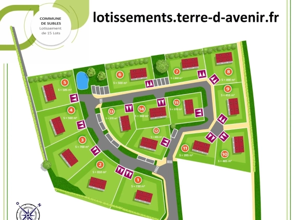 Terrains à bâtir viabilisés à Subles - Opportunité à partir de 50 500 €