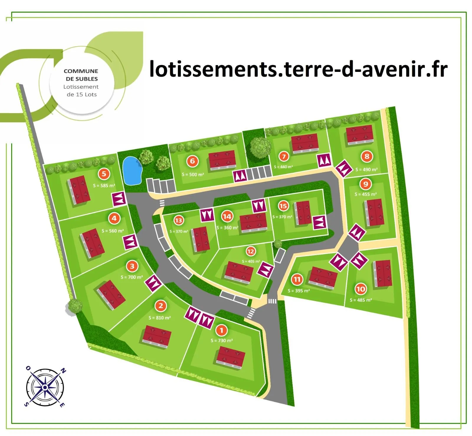 Terrains à bâtir viabilisés à Subles - Opportunité à partir de 50 500 € 