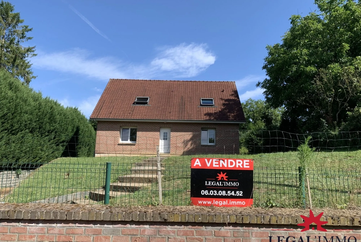 Maison individuelle avec grand terrain et sous-sol à Mézerolles - 5 chambres 