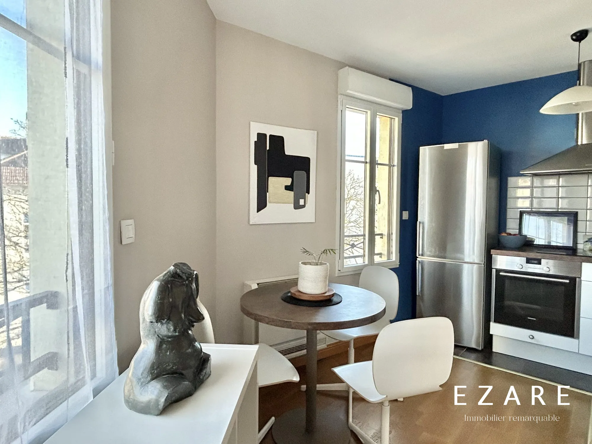 Investissement immobilier : Appartement T2 loué avec vue dégagée à Dijon 
