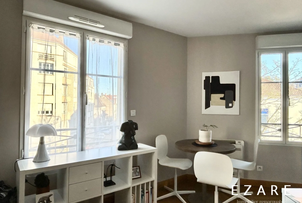 Investissement immobilier : Appartement T2 loué avec vue dégagée à Dijon 