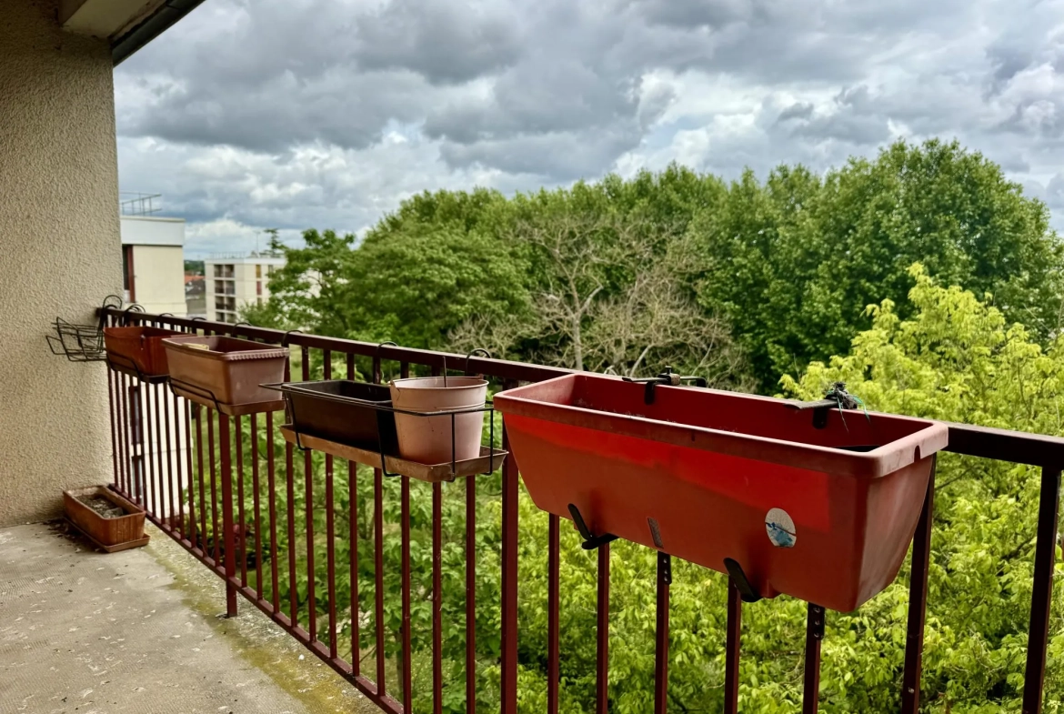 Appartement 3 pièces lumineux à Chelles avec balcon et cave 