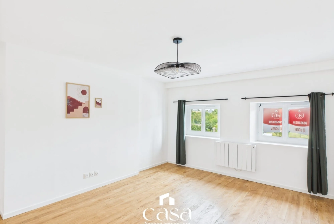 Appartement de 2 pièces à Falaise, dernier étage, lumineux et proche des commerces 
