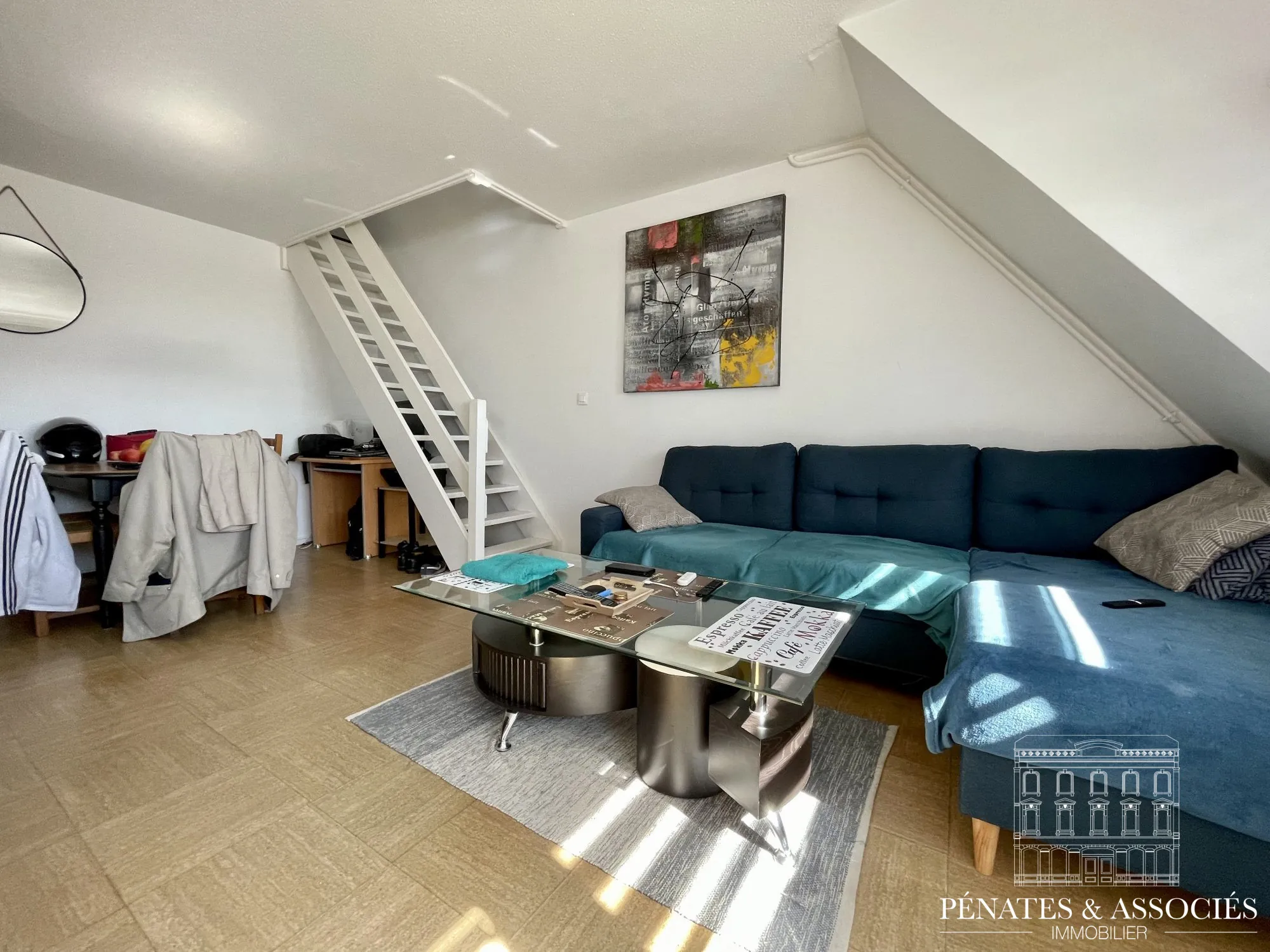 Appartement duplex T2 avec parking proche du Jardin des Plantes de Rouen 