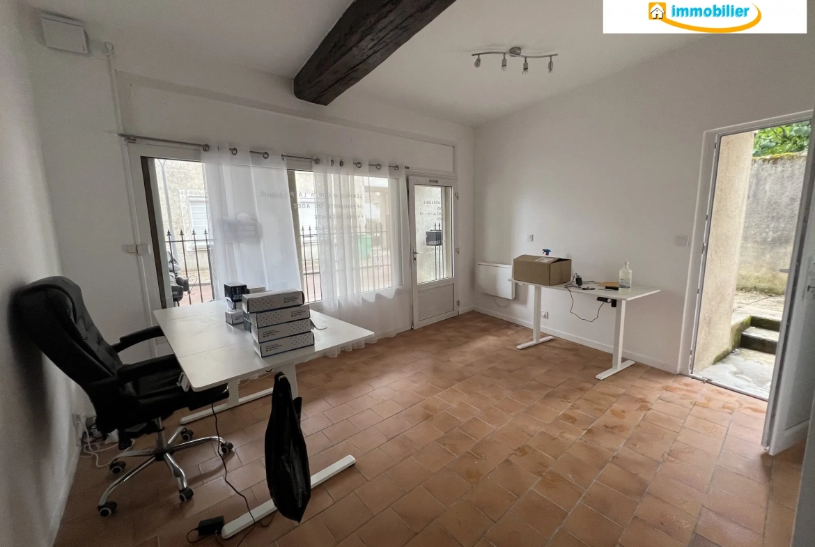 Local commercial à vendre à Ablis 78660 avec terrasse et jardin 