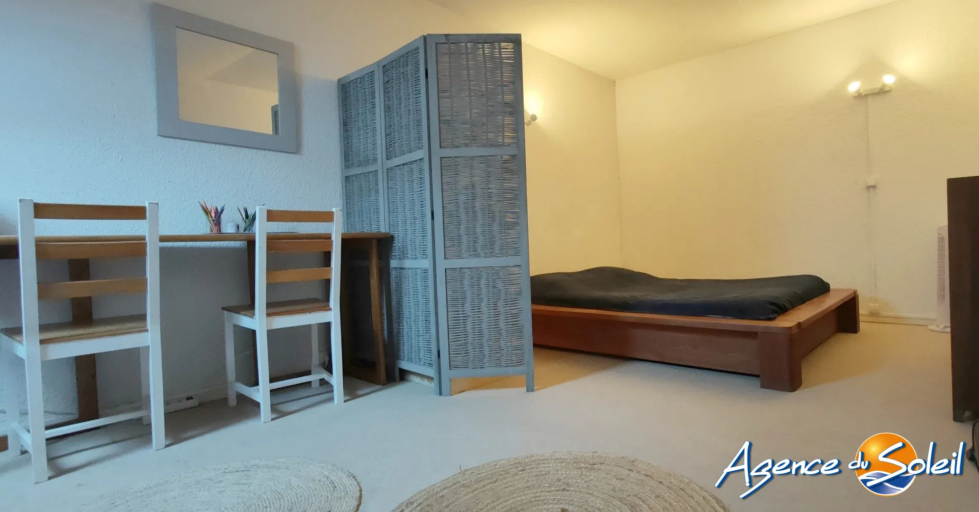 Appartement T2 en mezzanine avec garage face à la plage au Le Barcarès 