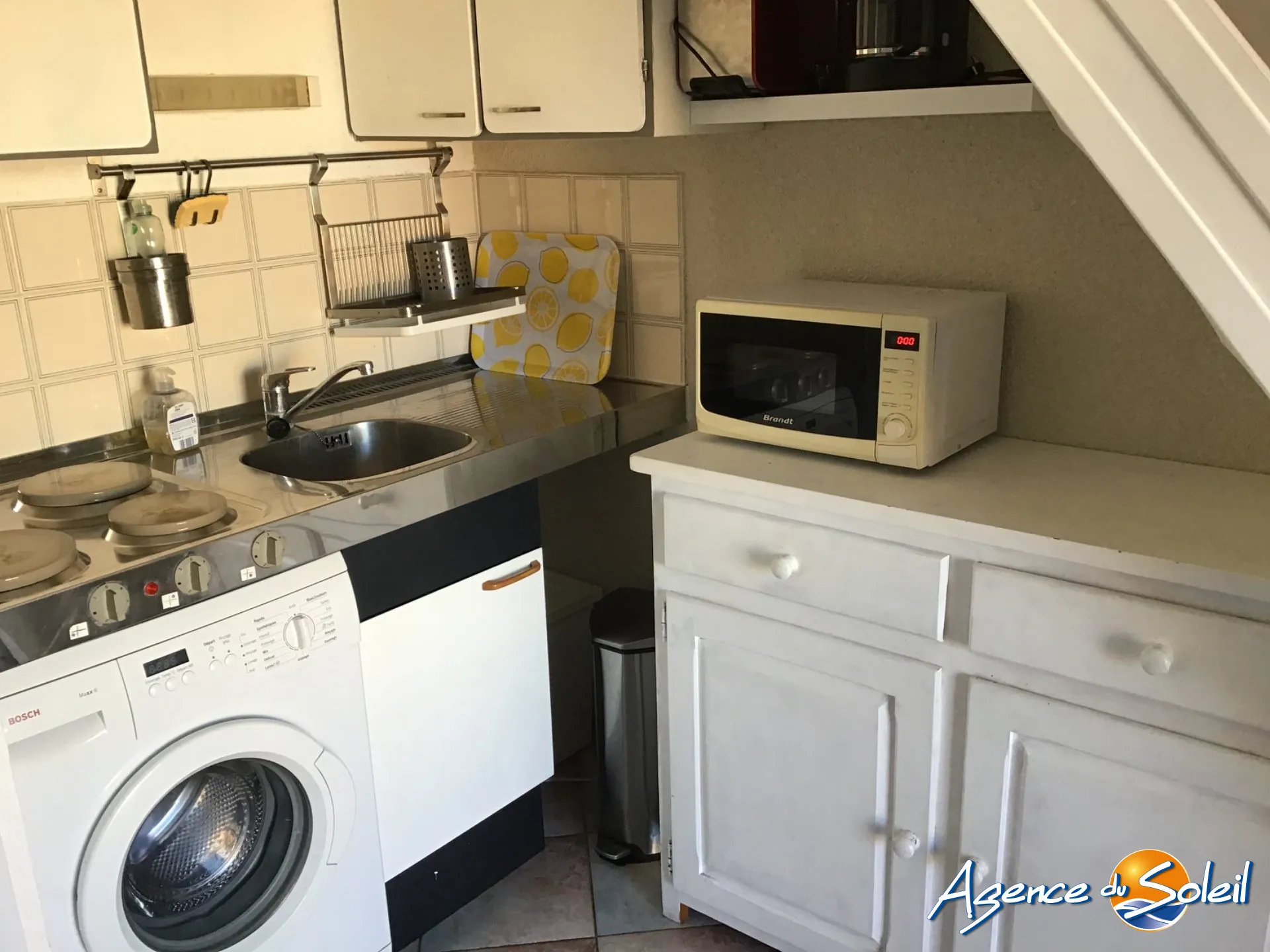Appartement T2 en mezzanine avec garage face à la plage au Le Barcarès 