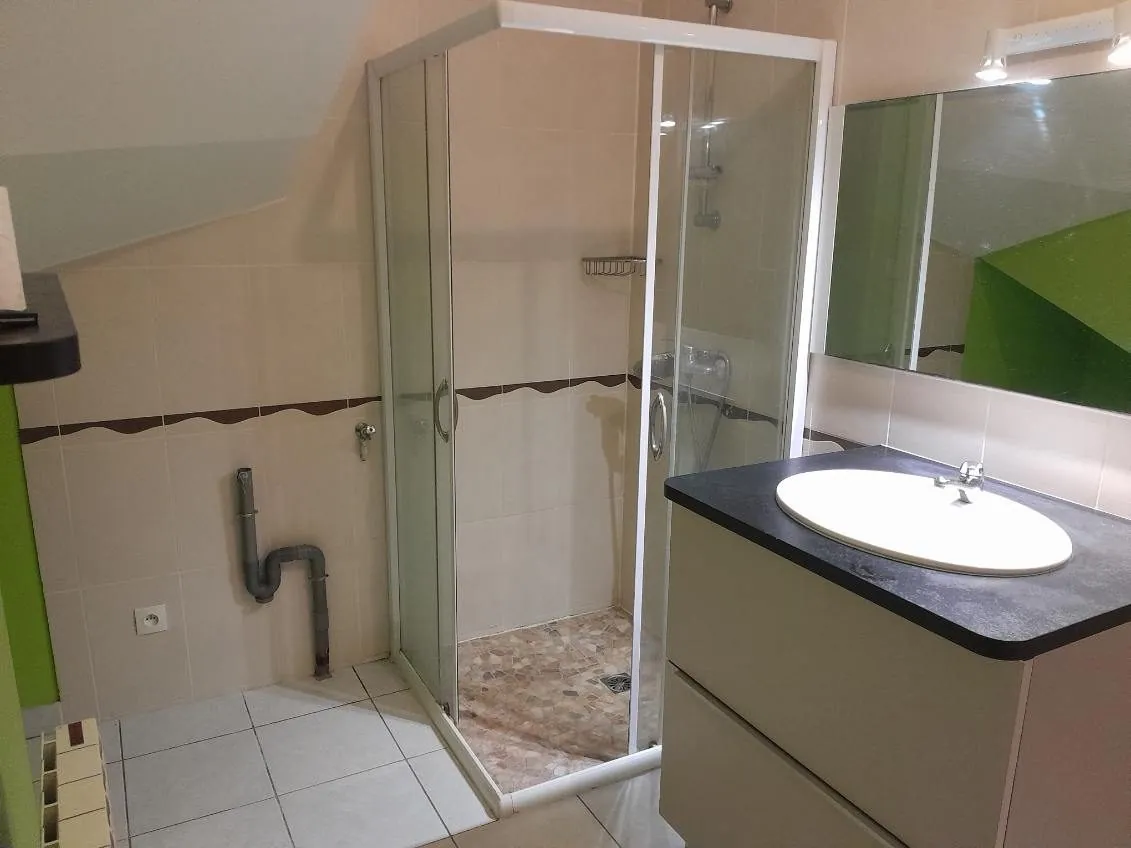SALLE D EAU Charmante maison de ville rénovée avec véranda à Loudun 