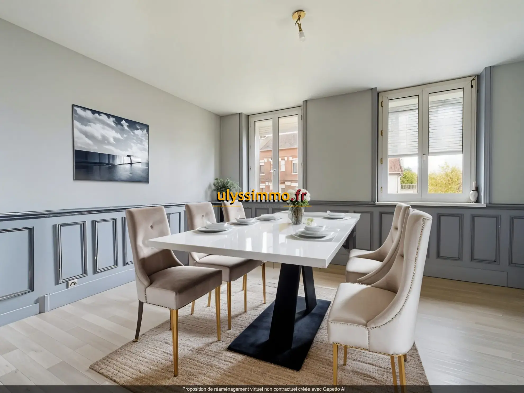 Proposition d'aménagement Maison à vendre à Roye avec 4 chambres et grand potentiel 
