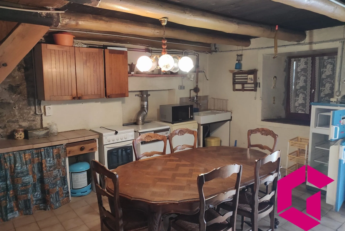 Ancienne ferme en pierres à rénover à Saint-Julien-du-Pinet - 60 m² 