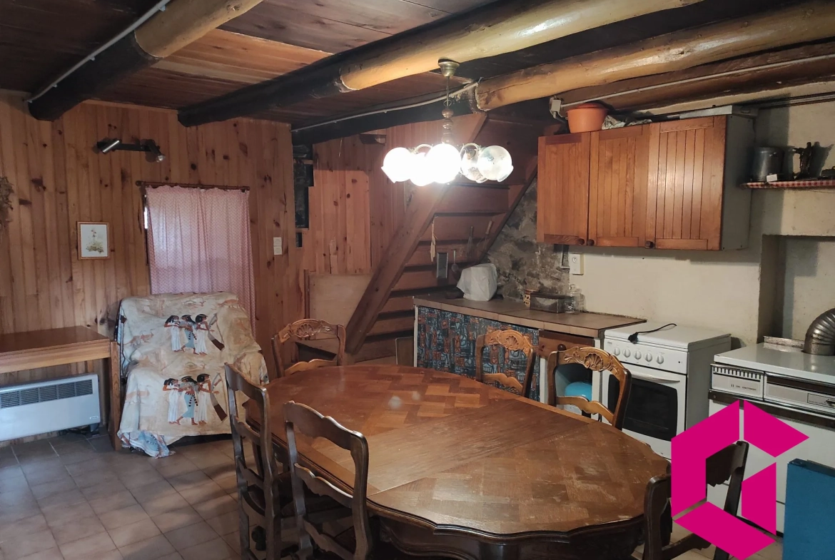 Ancienne ferme en pierres à rénover à Saint-Julien-du-Pinet - 60 m² 