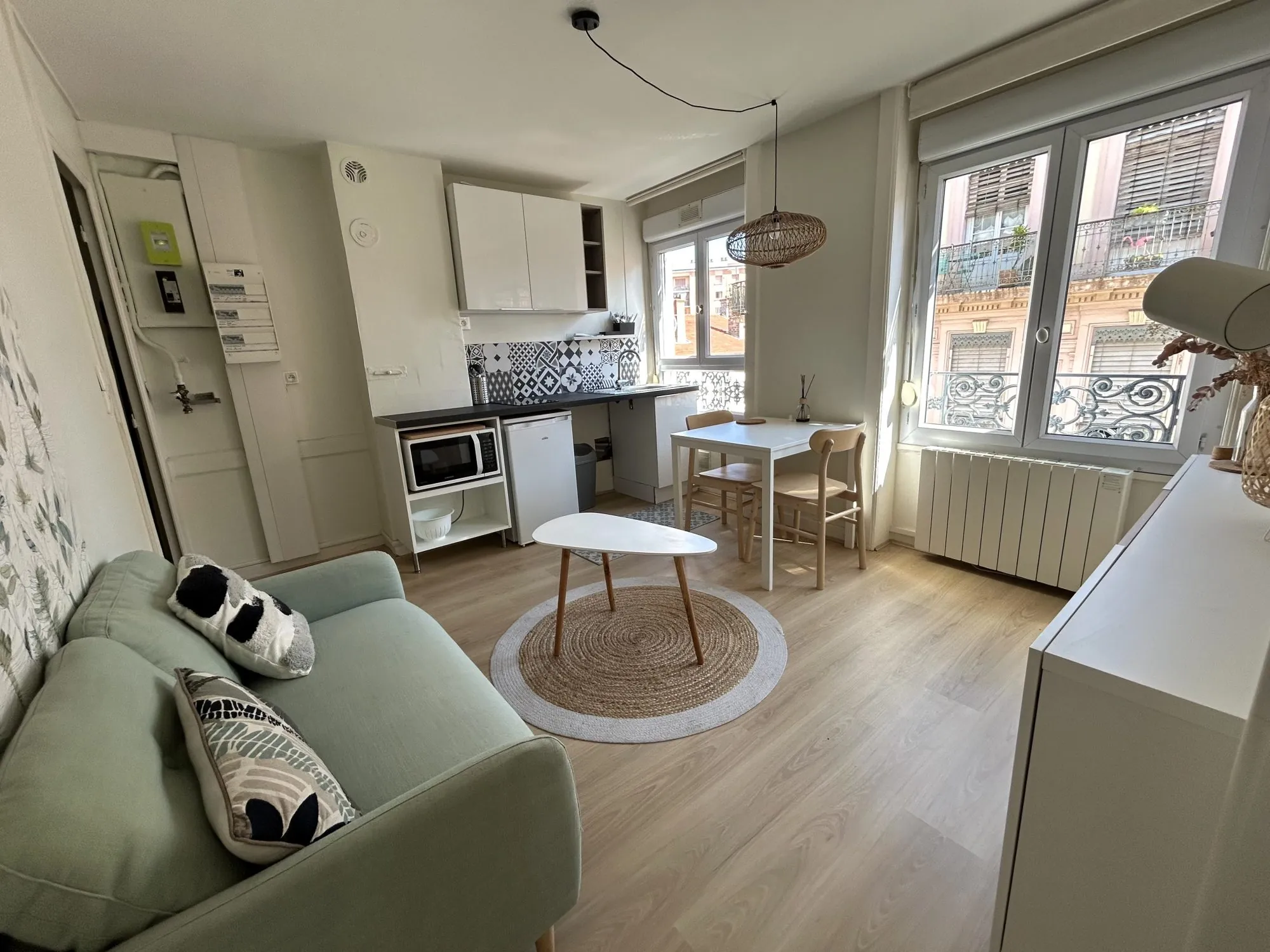 Appartement meublé de 29 m² à Lyon 7 dans le quartier Guillotière 