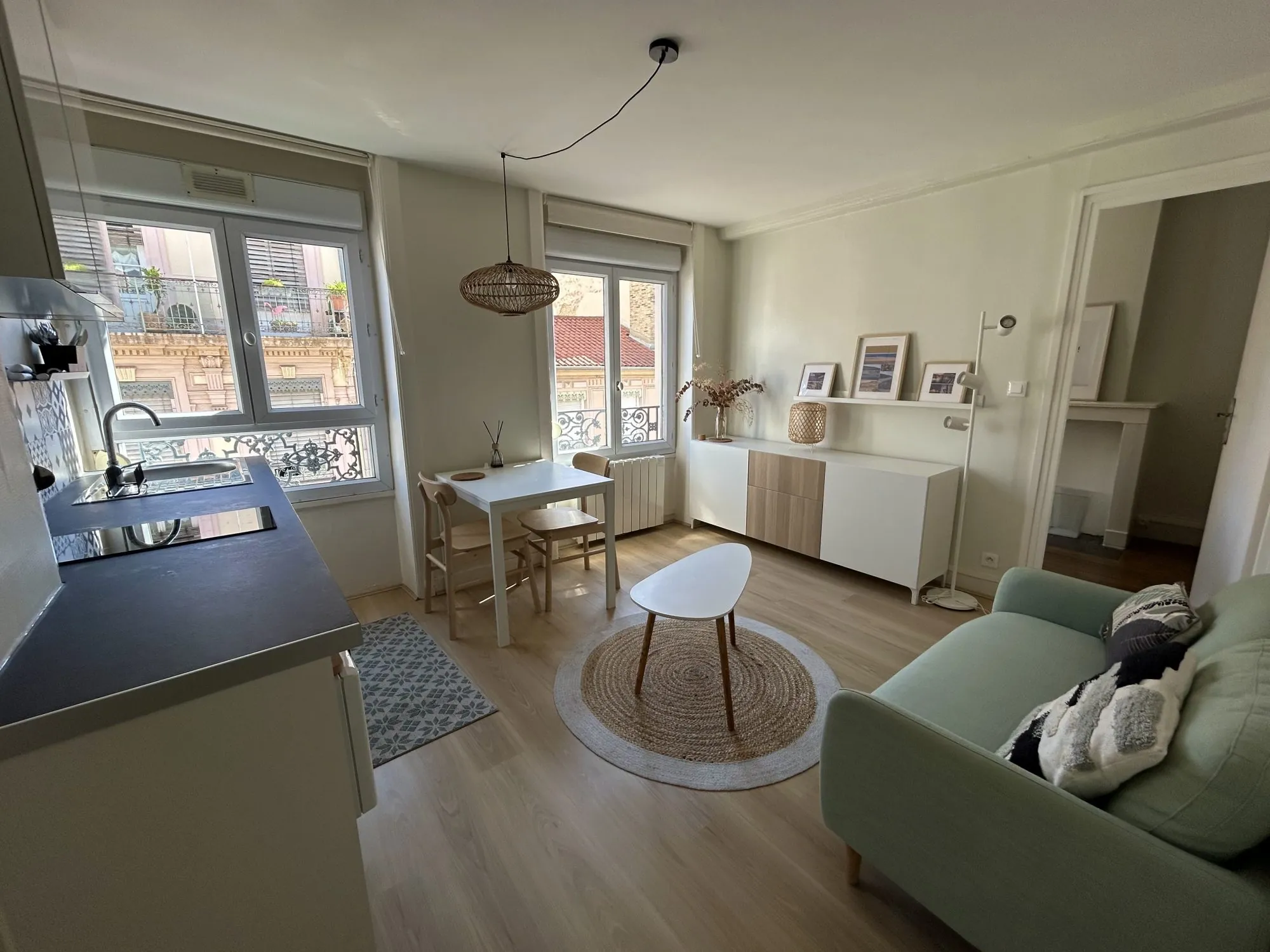 Appartement meublé de 29 m² à Lyon 7 dans le quartier Guillotière 